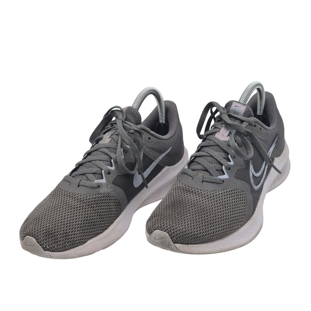 Nike Downshifter 11 Shoes Womens Size 8.5 Gray Mesh Running‎ Sneakers CW3413-001